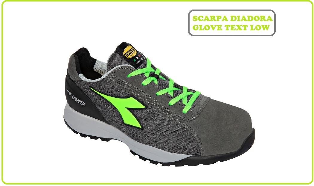 Scarpe Diadora GLOVE MDS TEXT LOW ALTO LIVELLO DI COMODITA